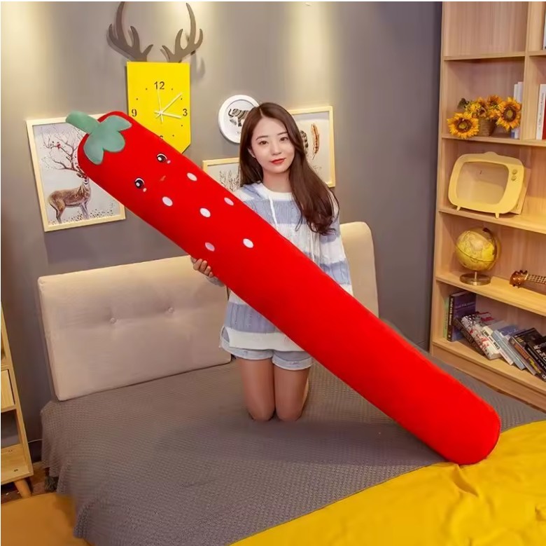 Cute Cartoon Cylindrical Body Pillow – Soft, Detachable & Washable for Pregnancy & Leg Support - Image 7