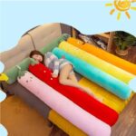 Cute Cartoon Cylindrical Body Pillow – Soft, Detachable & Washable for Pregnancy & Leg Support - Image 2