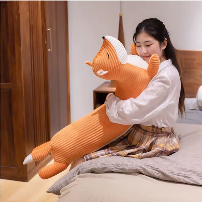 110cm Cute Animal Body Pillow – Soft Plush for Bed & Sofa - Image 2