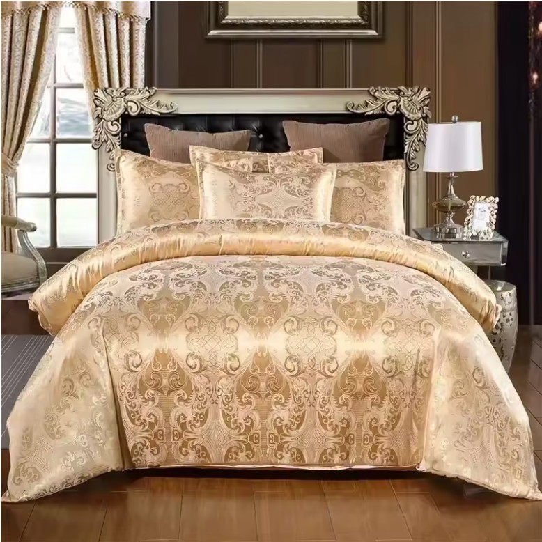 Luxury Jacquard Bedding Set – King Size 220x240cm - Image 5