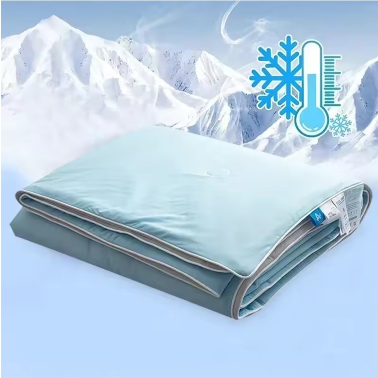 Cooling Blanket for Bed – Silky Lightweight Summer Quilt with Double-Sided Cooling Fabric - Image 2