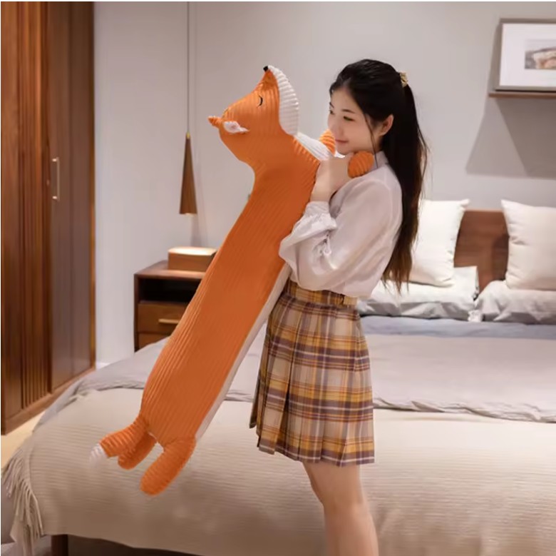 110cm Cute Animal Body Pillow – Soft Plush for Bed & Sofa